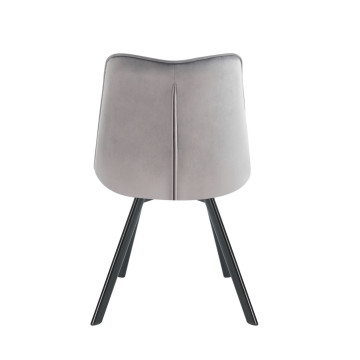 Krzesło velvet - Riviera 91 szare J265