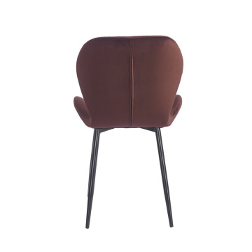 PRZEDSPRZEDAŻ -15% do 08.07 ! Krzesło velvet - Riviera 28 brązowe K1-FX