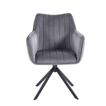 Krzesło velvet (szare) K10-FX