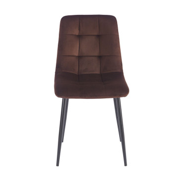 PRZEDSPRZEDAŻ -15% do 02.07 ! Krzesło velvet - Riviera 28 brązowe K11-FX