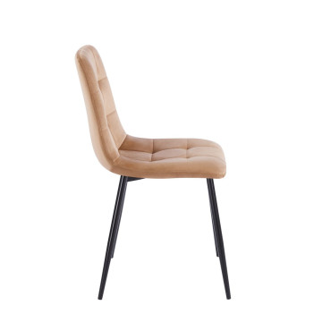 Krzesło velvet - Riviera 24 cappuccino K11-FX