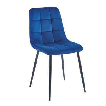 Krzesło velvet (niebieskie) K11-FX