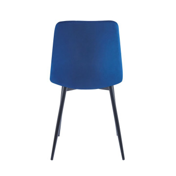 Krzesło velvet (niebieskie) K11-FX