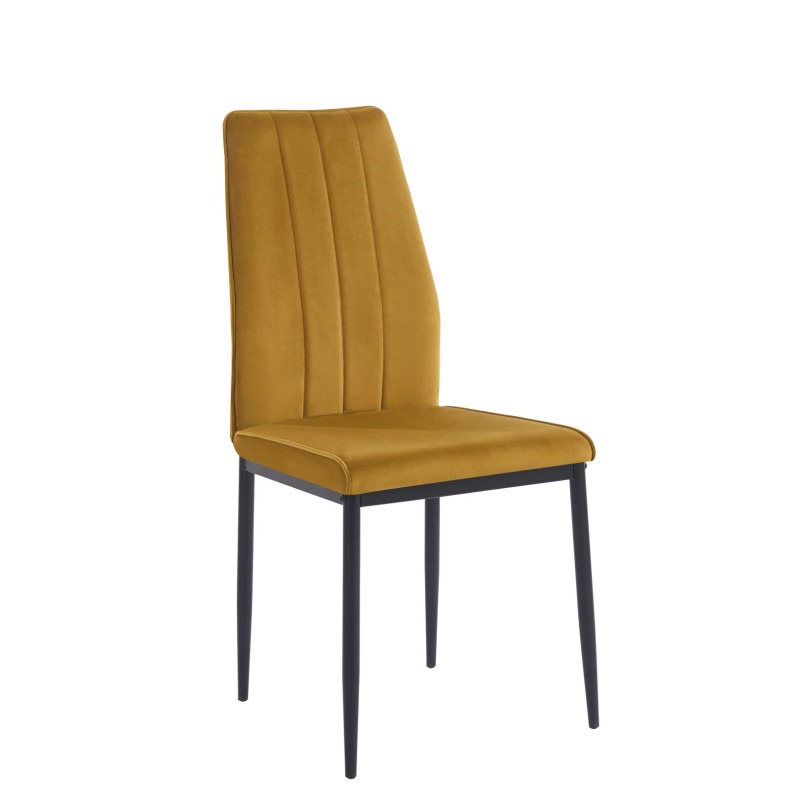 Krzesło velvet (curry) K12-FX