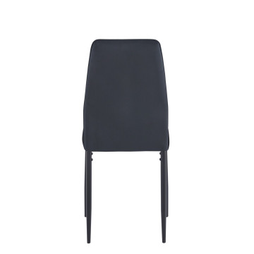 Krzesło velvet (czarne) K12-FX