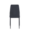 Krzesło velvet (czarne) K12-FX