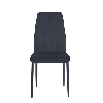 Krzesło velvet (czarne) K12-FX