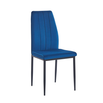 Krzesło velvet (niebieskie) K12-FX