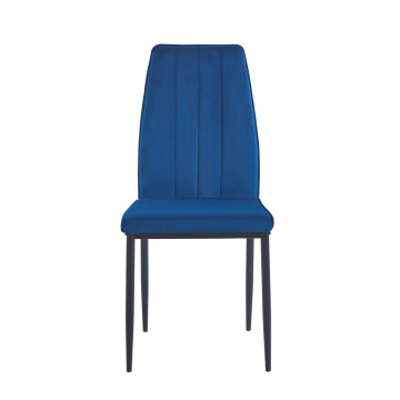 Krzesło velvet (niebieskie) K12-FX