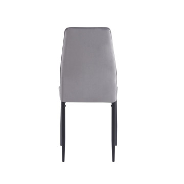 Krzesło velvet (szare) K12-FX