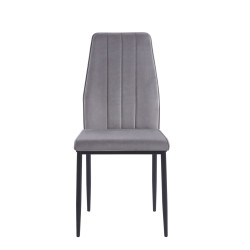 Krzesło velvet (szare) K12-FX