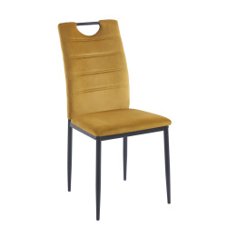 Krzesło velvet (curry) K13-FX