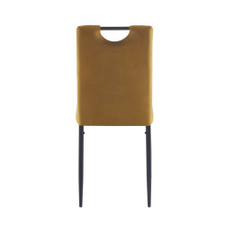 Krzesło velvet (curry) K13-FX