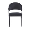 Krzesło czarne velvet Riviera 100 K48-FX K48-FX