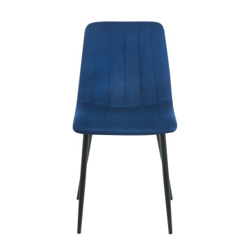 Krzesło velvet (niebieskie) K17-FX
