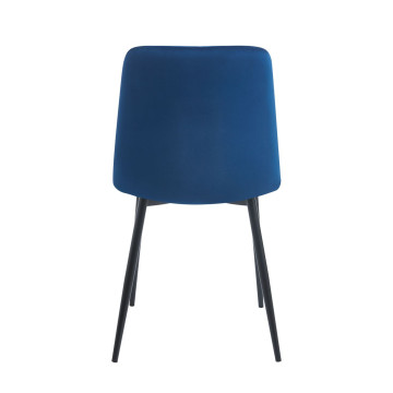 Krzesło velvet (niebieskie) K17-FX