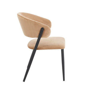 Krzesło cappuccino velvet Riviera 24 K48-FX