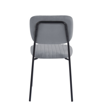Krzesło velvet (szare) K19-FX