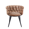 Krzesło velvet - Riviera 24 cappuccino K20-FX (B)
