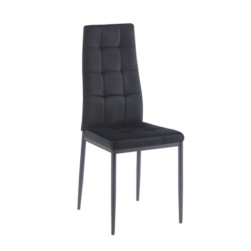 Krzesło velvet - Riviera 100 czarne K29-FX