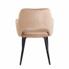 Krzesło velvet - Riviera 24 cappuccino K3-FX (B)