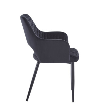 Krzesło velvet - Riviera 100 czarne K3-FX (B)