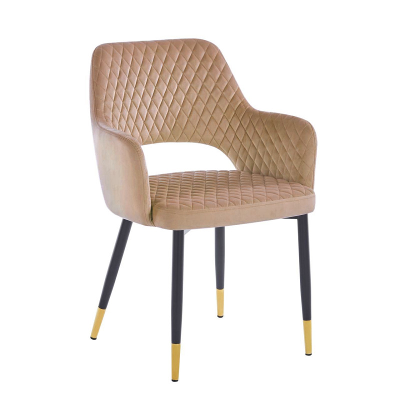 Krzesło velvet - Riviera 24 cappuccino K3-FX