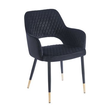 Krzesło velvet - Riviera 100 czarne K3-FX (G)