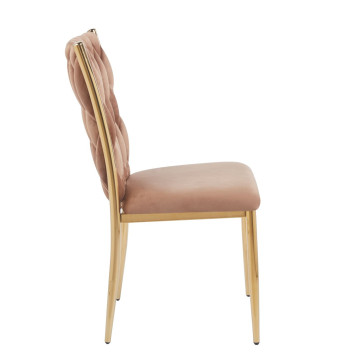 Krzesło velvet - Riviera 24 cappuccino K37-FX (G)