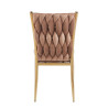 Krzesło velvet - Riviera 24 cappuccino K37-FX (G)