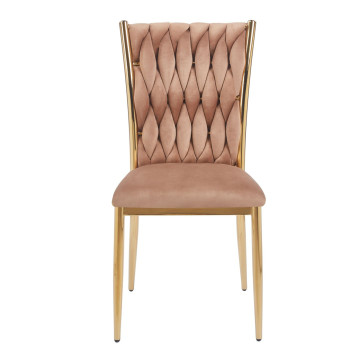 Krzesło velvet - Riviera 24 cappuccino K37-FX (G)