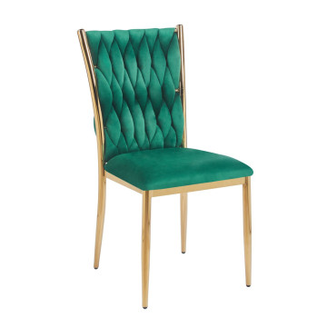 Krzesło velvet - Riviera 38 zielone K37-FX (G)