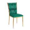 Krzesło velvet - Riviera 38 zielone K37-FX (G)
