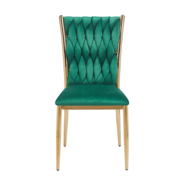 Krzesło velvet - Riviera 38 zielone K37-FX (G)
