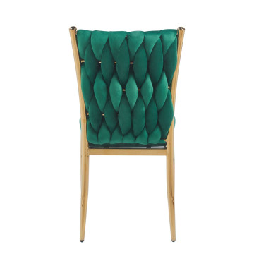 Krzesło velvet - Riviera 38 zielone K37-FX (G)