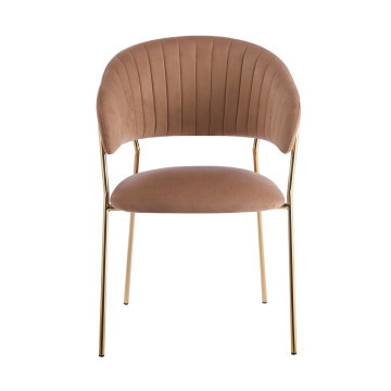 Krzesło velvet - Riviera 24 cappuccino K4-FX (G)