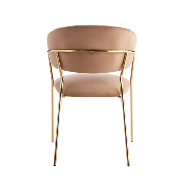 Krzesło velvet - Riviera 24 cappuccino K4-FX (G)