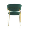 Krzesło velvet - Riviera 38 zielone K4-FX (G)