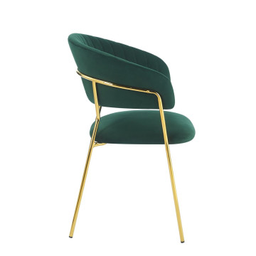 Krzesło velvet - Riviera 38 zielone K4-FX (G)