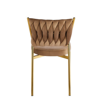 PRZEDSPRZEDAŻ -15% do 20.05 ! Krzesło velvet - Riviera 24 cappuccino K45-FX