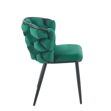 Krzesło velvet (zielony) K47-FX (B)