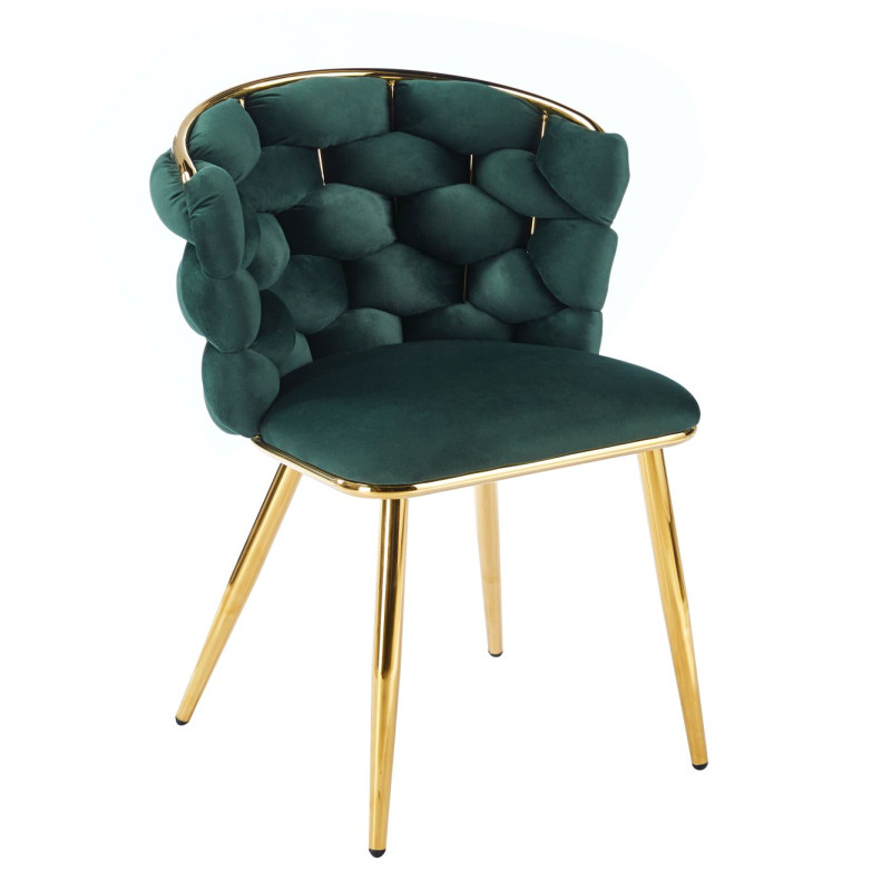Krzesło velvet - Riviera 38 zielone K47-FX (G)