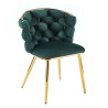 Krzesło velvet - Riviera 38 zielone K47-FX (G)