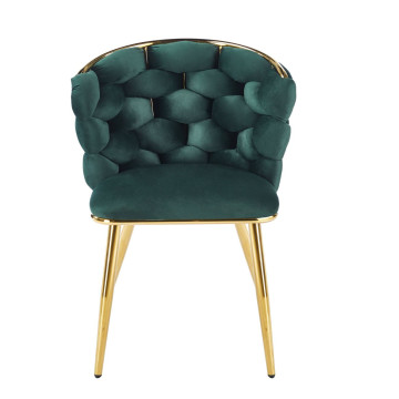 Krzesło velvet - Riviera 38 zielone K47-FX (G)