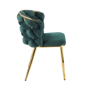 Krzesło velvet - Riviera 38 zielone K47-FX (G)