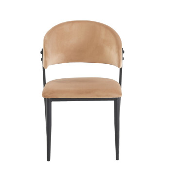 Krzesło cappuccino velvet Riviera 24 K48-FX
