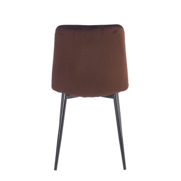 PRZEDSPRZEDAŻ -15% do 02.07 ! Krzesło velvet - Riviera 28 brązowe K5-FX