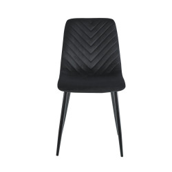 Krzesło velvet (czarne) K5-FX