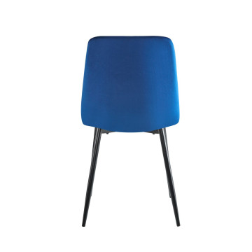 Krzesło velvet (niebieskie) K5-FX