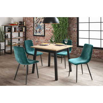 Krzesło velvet (zielone) K5-FX